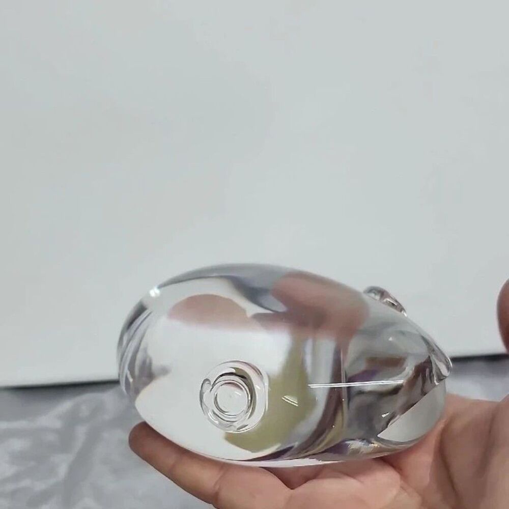 30% crystal hand crafted frog by barthmann crystal PbO